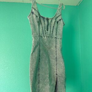 Guess bodycon denim dress